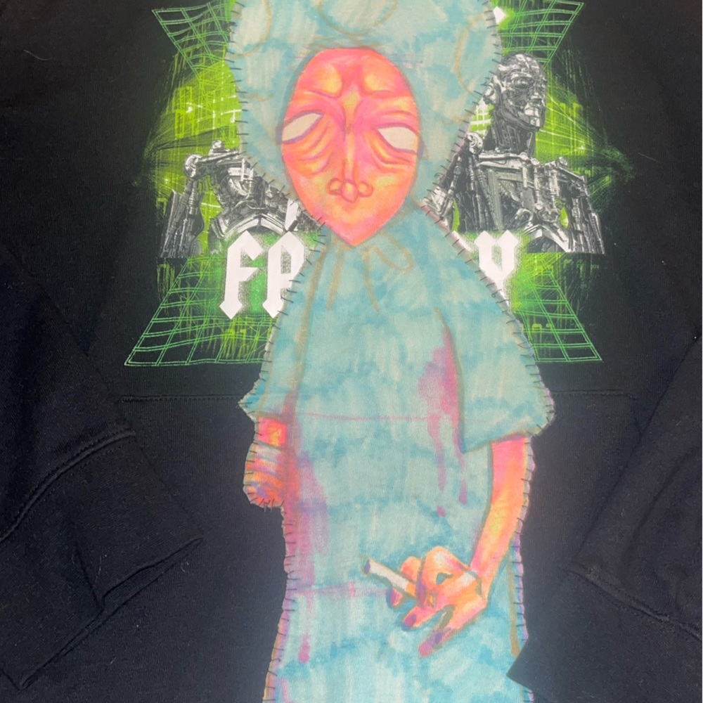 1-of-1 up-cycled / diy forever 21 hoodie